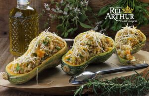 Receita de Risoto de Arroz Integral com abóbora