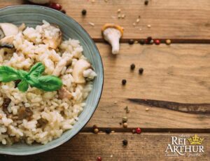 Receita Risoto de Cogumelos