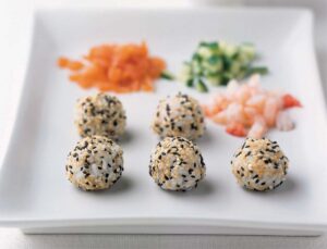 Receita de Sushi Poppers com Arroz Rei Arthur Cozinha Japonesa