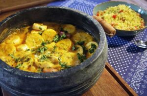 Receita de moqueca de banana