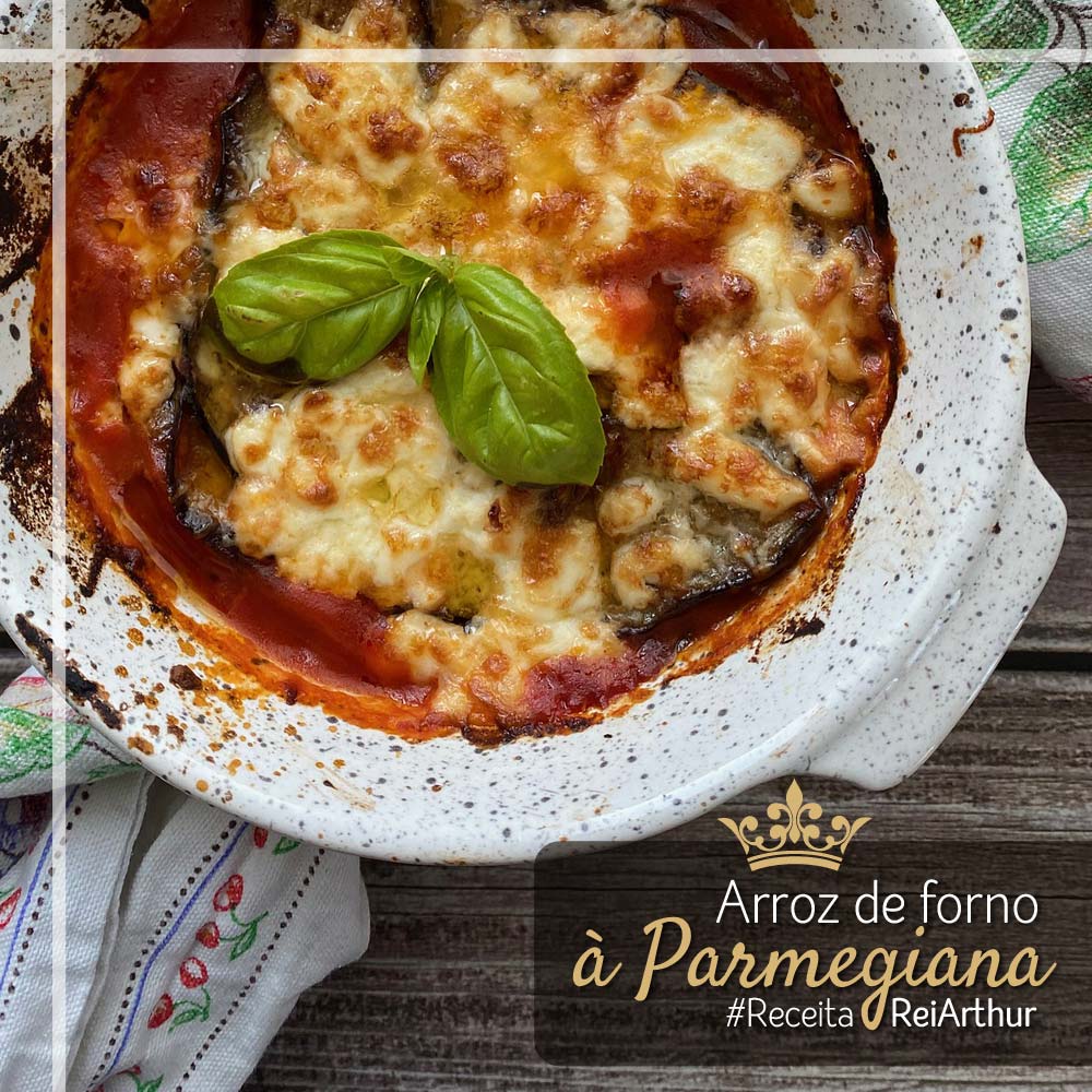 Receita Arroz de forno à Parmegiana