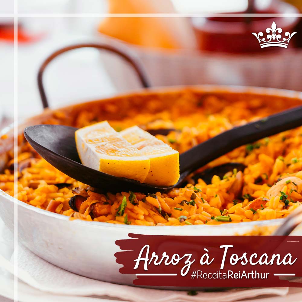 Receita Rei Arthur Arroz à toscana