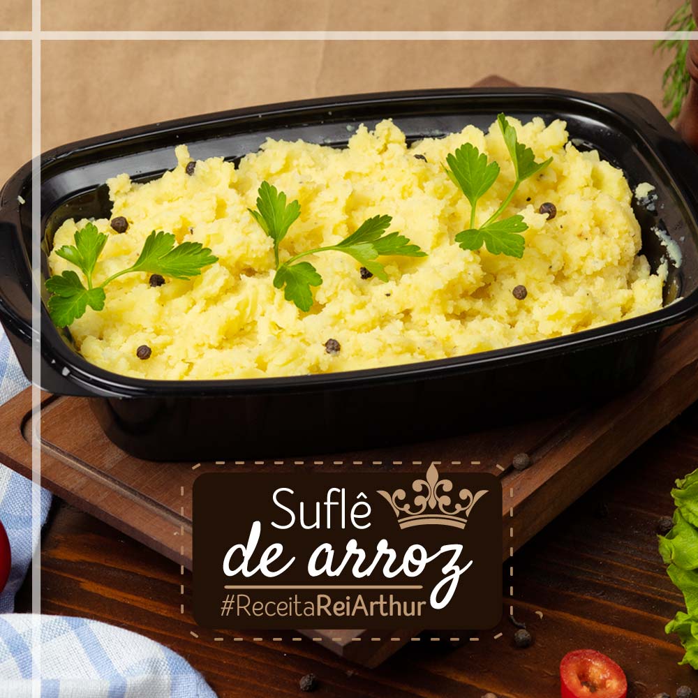 Receita Suflê de arroz