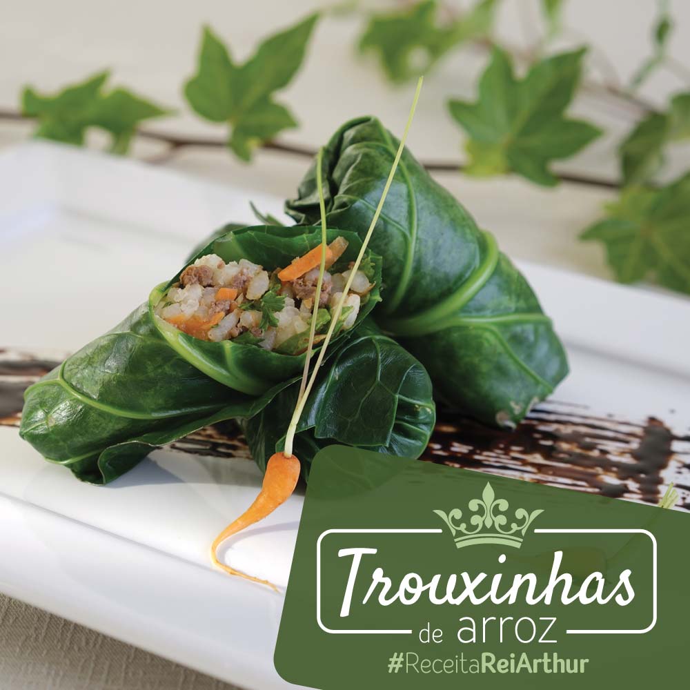 Receita Rei Arthur Trouxinha de arroz