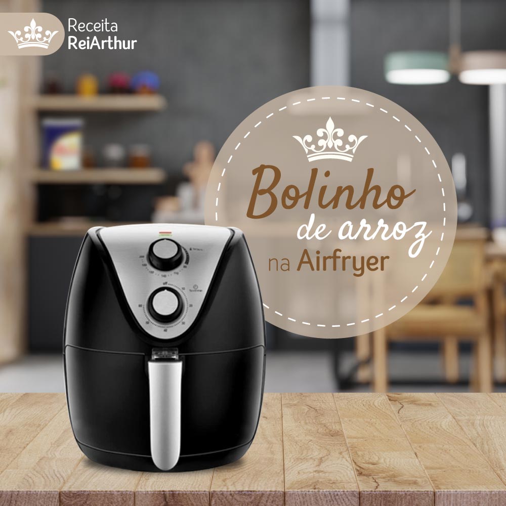 Receita Bolinho de Arroz Airfryer