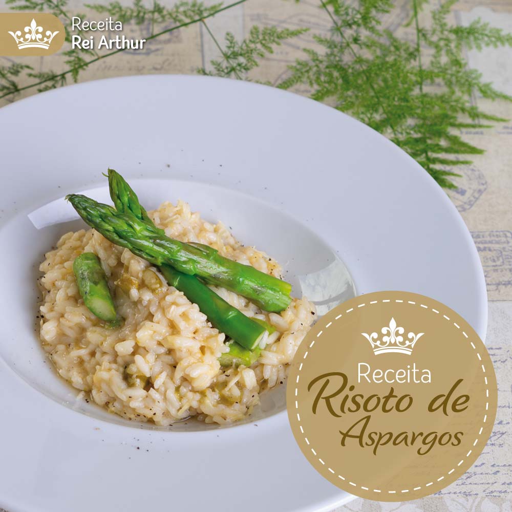 Receita Risoto de Aspargo Receita Risoto de Aspargo