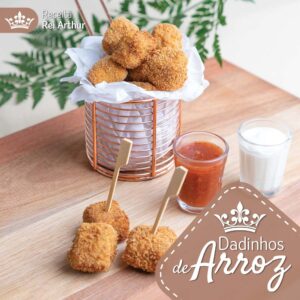 Receita Dadinhos de arroz