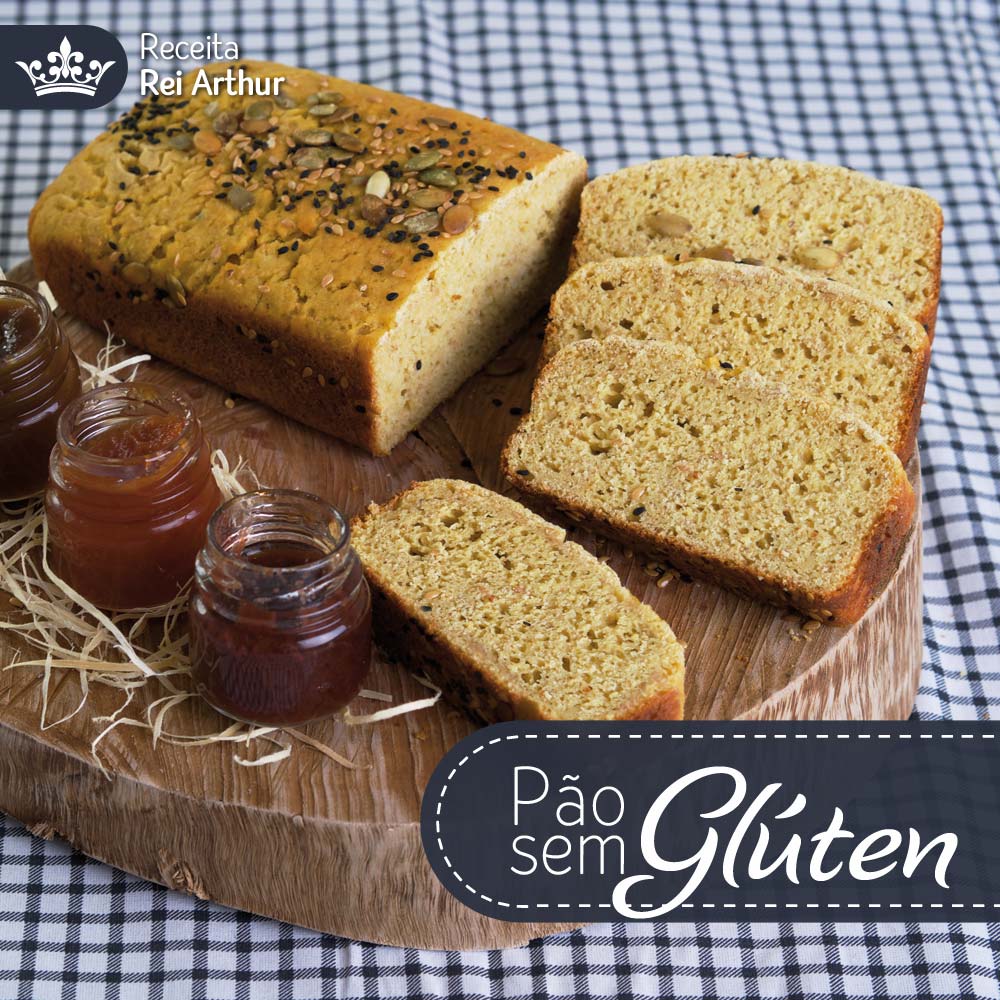 Receita Pão sem glúten Receita Pão sem glúten