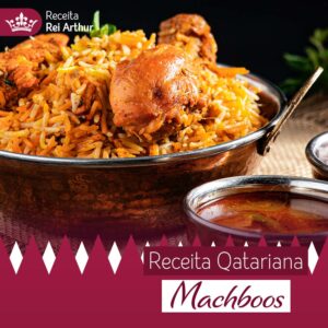 Receita Qatariana - Machboos de frango