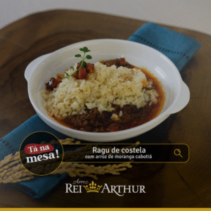 Ragu de costela com arroz de moranga cabotiá