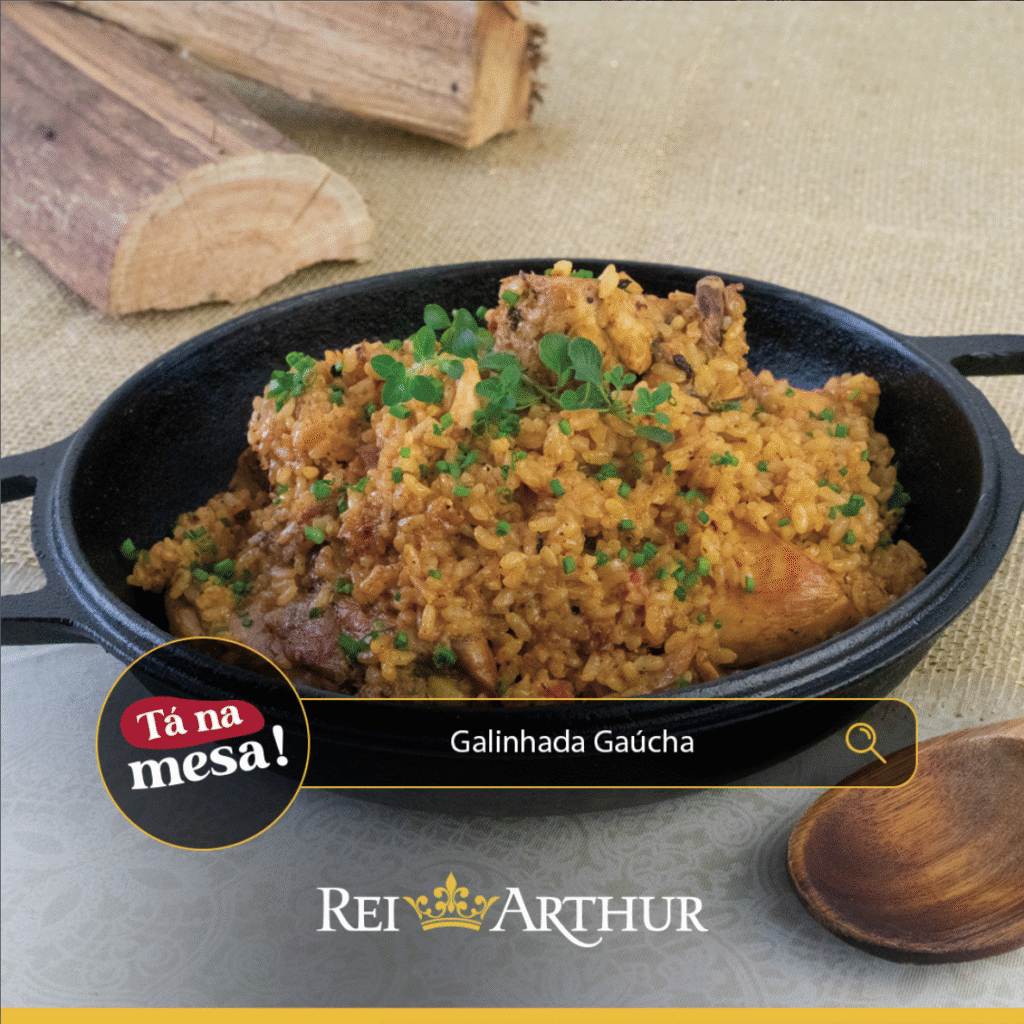 Receita Galinhada Gaúcha