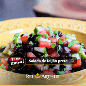 Salada de feijão preto
