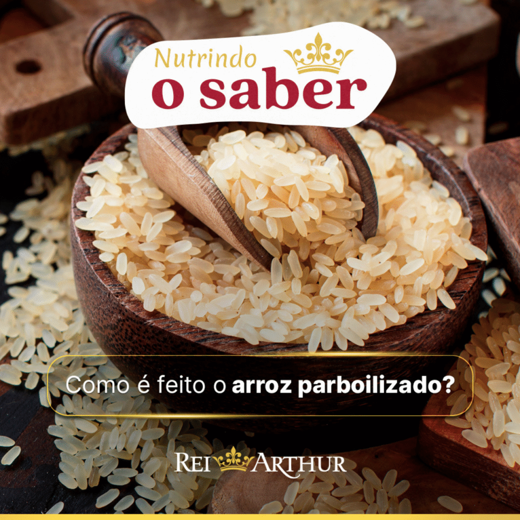 Como é feito o arroz parboilizado?