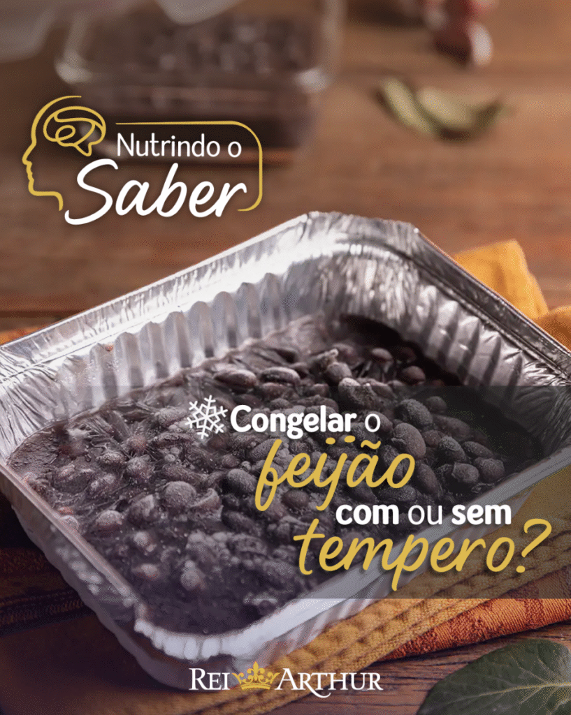 Como congelar o feijão? Com ou sem tempero?