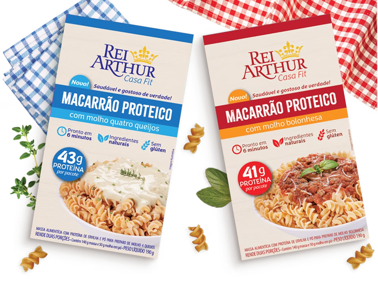 Macarrão Proteico Rei Arthur Casa Fit